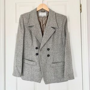 Grey Wool Blazer